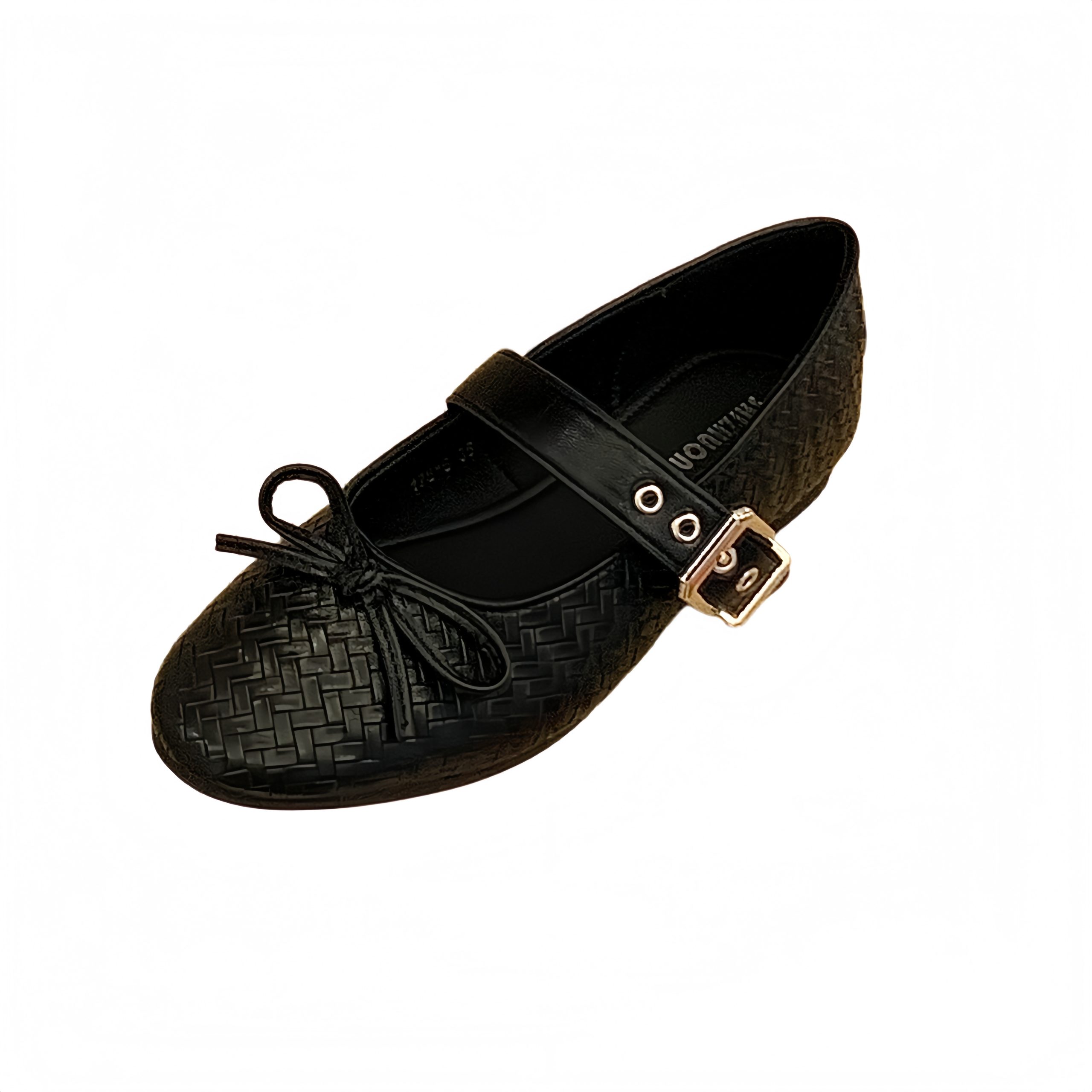 French Bow Ballet Flat Shoes for Women 2026 Round Toe Buckle Slip-On Casual Shoes - Image 5