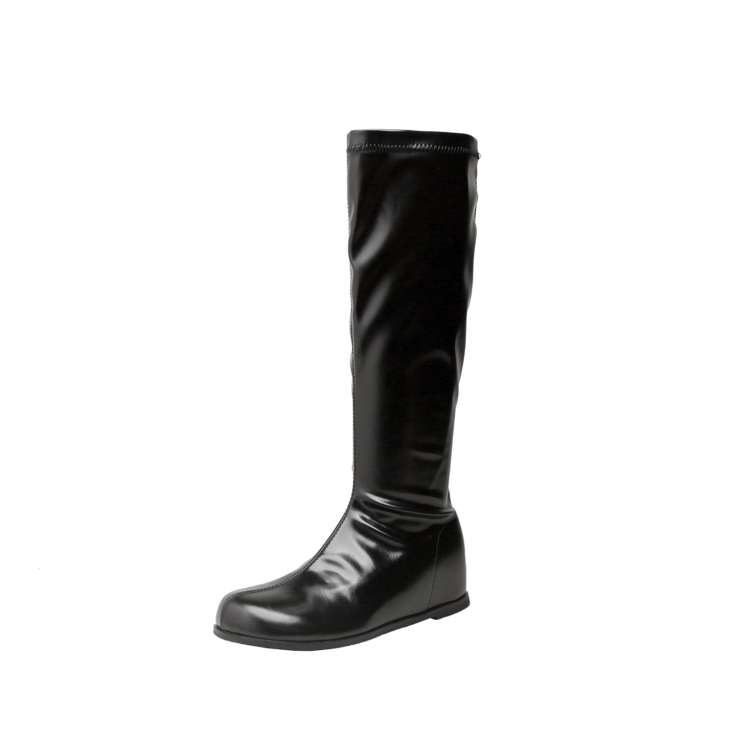 Slim High Shaft Riding Boots for Women 2025 Autumn New Flat Not Over Knee Long Boots Martin Boots with Hidden Heel - Image 5